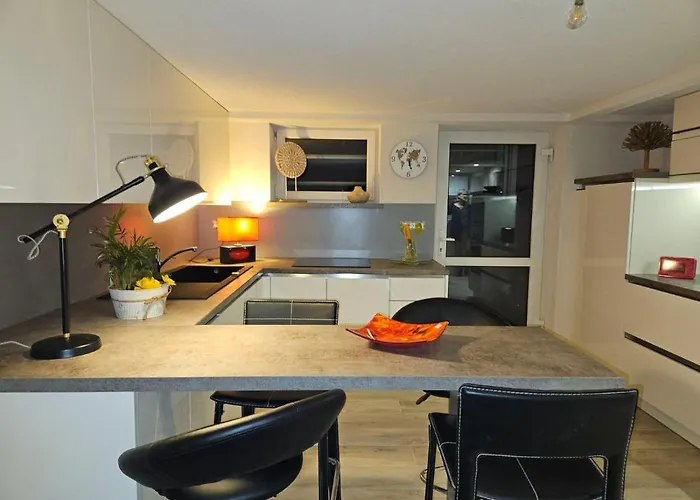 Lägenhet Le Repos Des Escargots - 3 Etoiles - Label Qualidog - 1 A 6 Personnes Avec Jardin Ombrage Et Amenage Haguenau